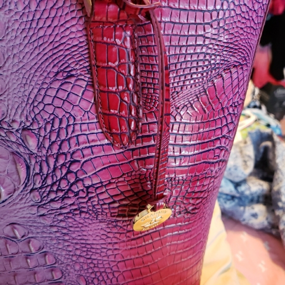 NWT Brahmin Misha Jazzynova Ombre Genuine Leather Tote Bag - Picture 12 of 12